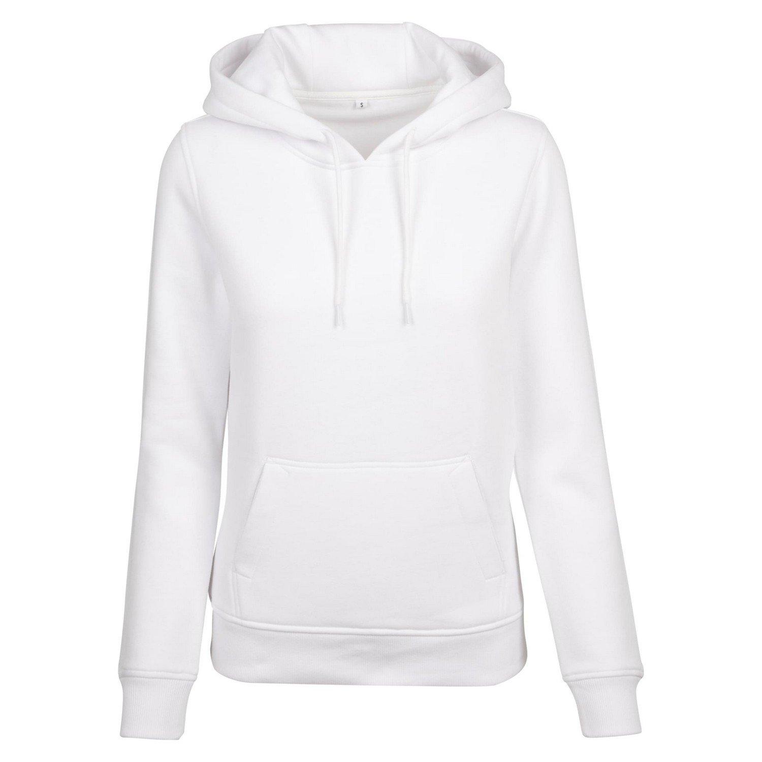 Kapuzenpullover Damen Weiss 5XL von Build Your Own