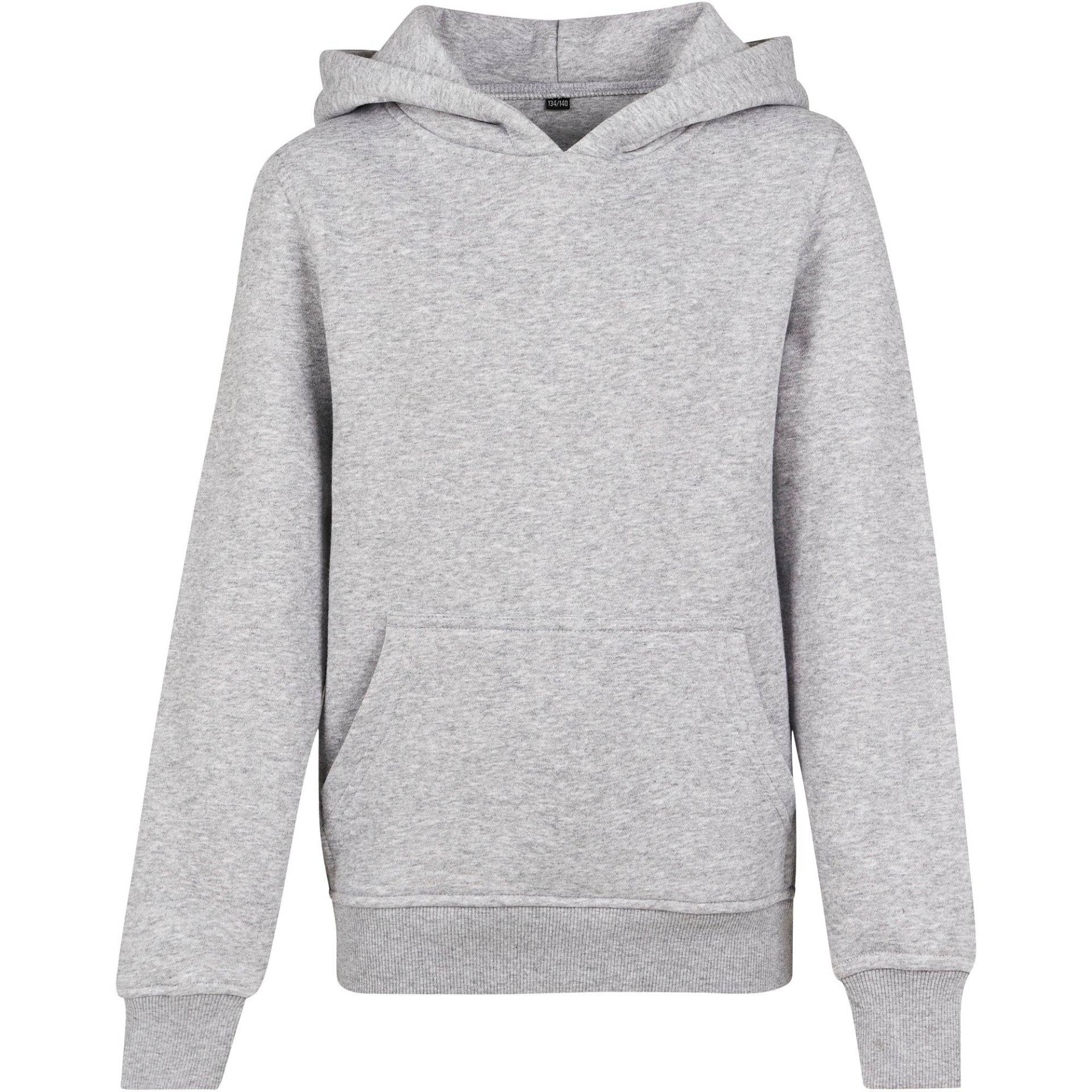 Kapuzenpullover Jungen Grau 116 von Build Your Own