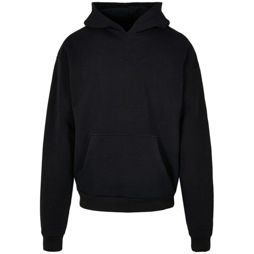 Kapuzenpullover Ultraschwer Herren Schwarz 5XL von Build Your Own