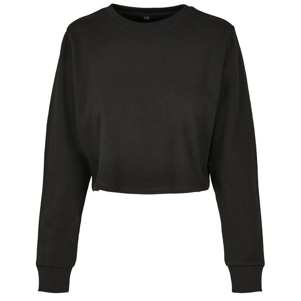 Kurzes Sweatshirt Damen Schwarz 38 von Build Your Own