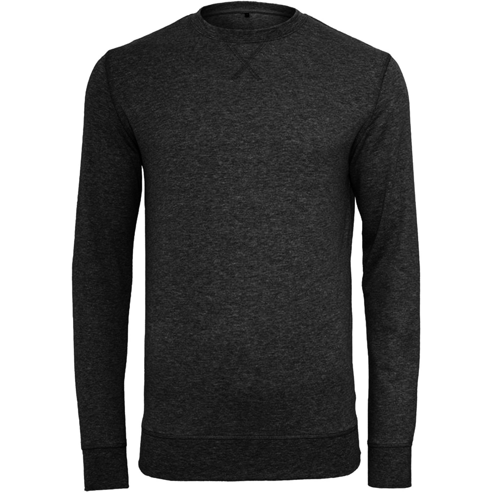 Leichter Sweater Herren Schwarz S von Build Your Own