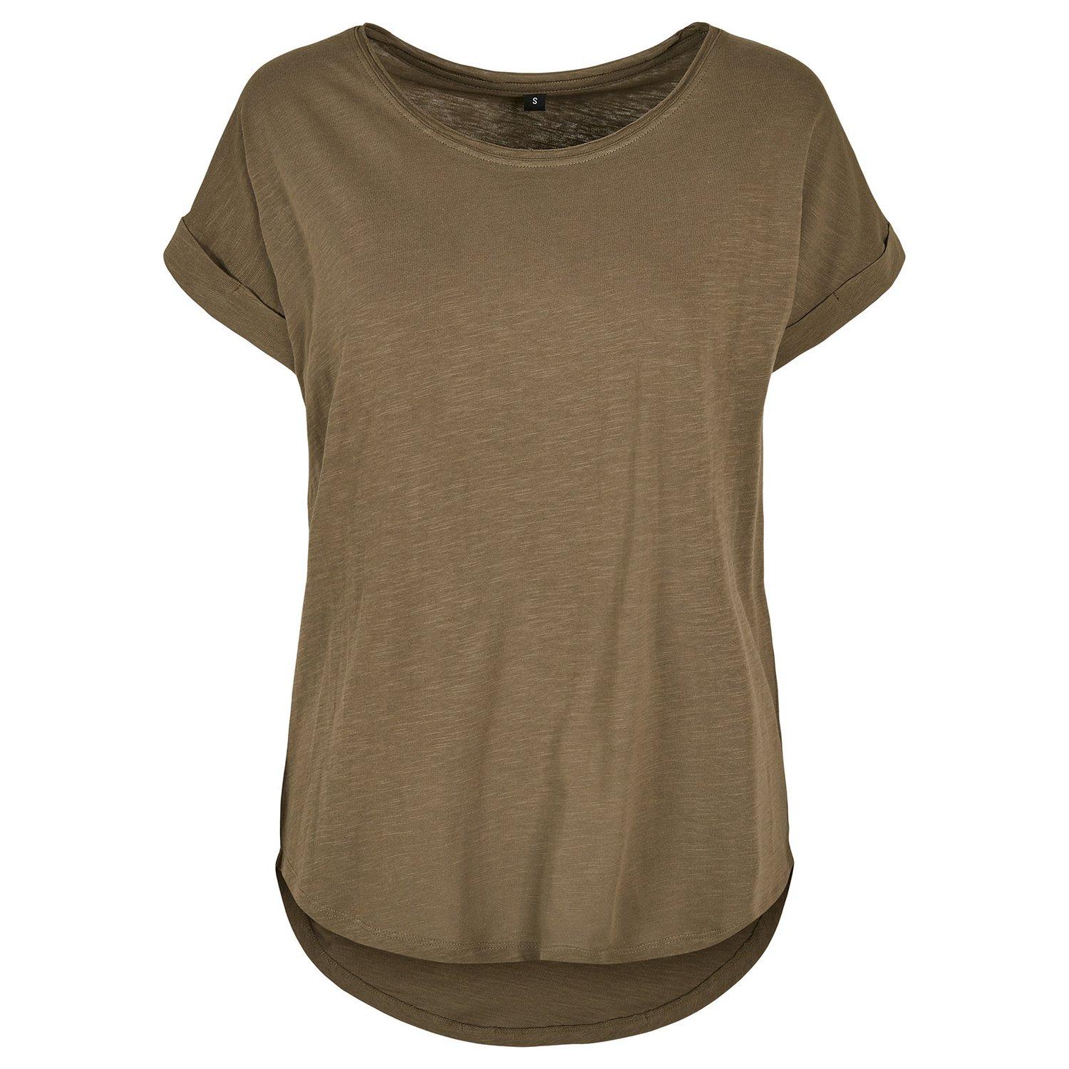 Long Tshirt Damen Olivegrün XXL von Build Your Own