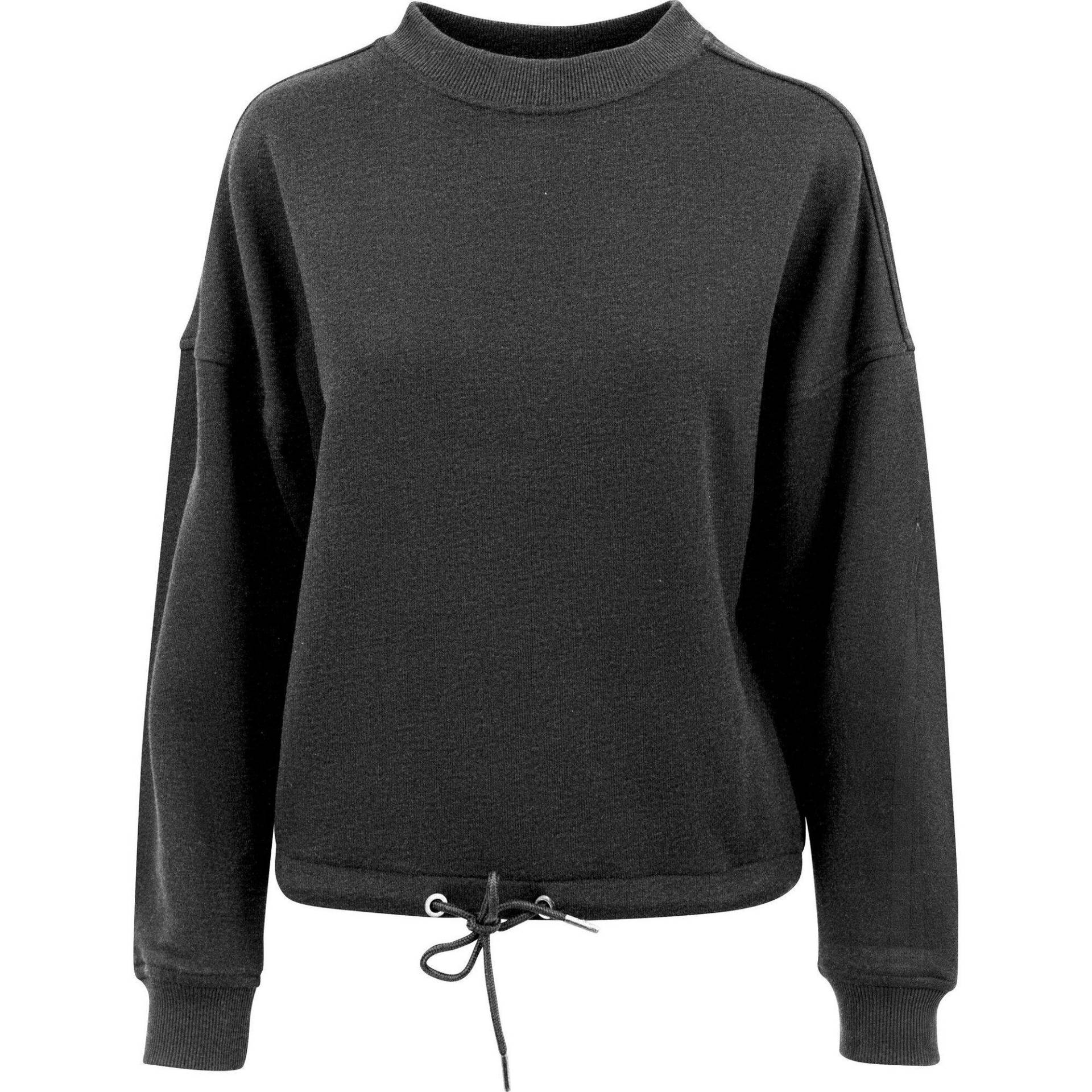 Oversizesweatshirt Mit Rundhalsausschnitt Damen Charcoal Black L von Build Your Own