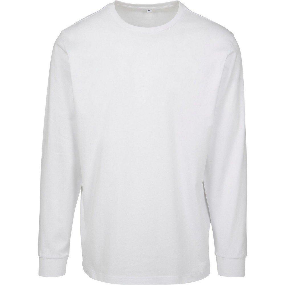 Pullover Langärmlig Herren Weiss XL von Build Your Own