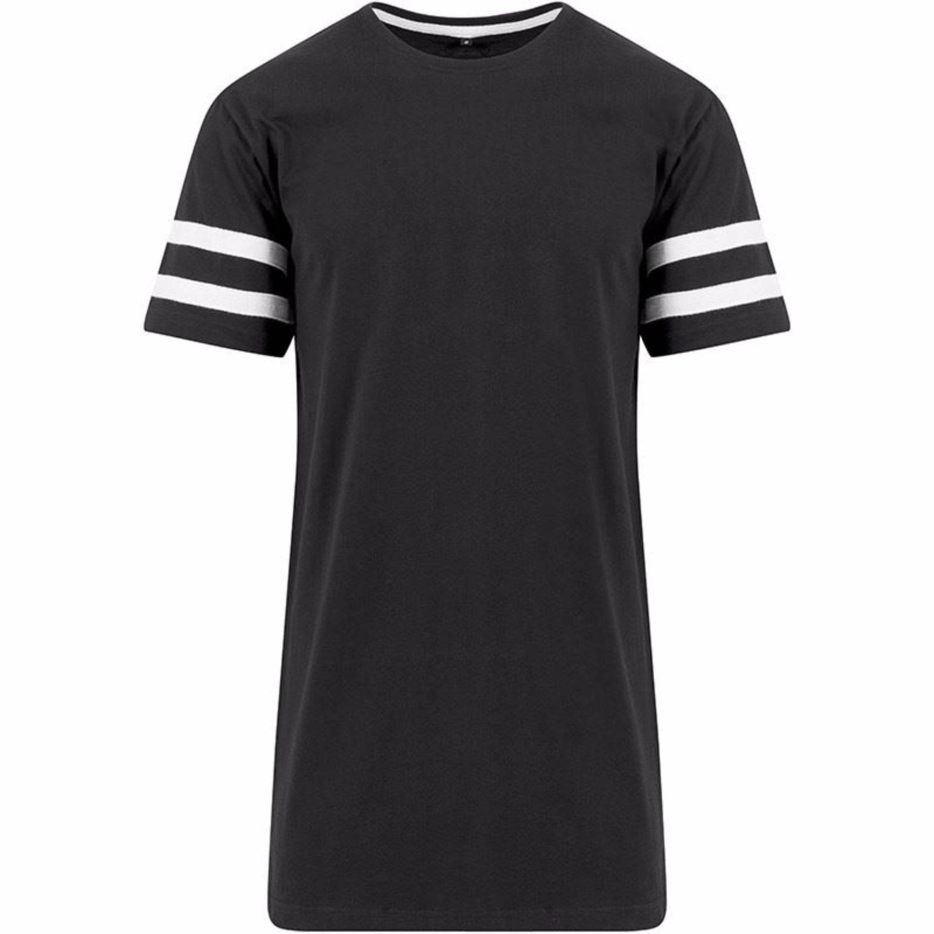 Streifen Jersey Kurzarm Tshirt Damen Schwarz S von Build Your Own