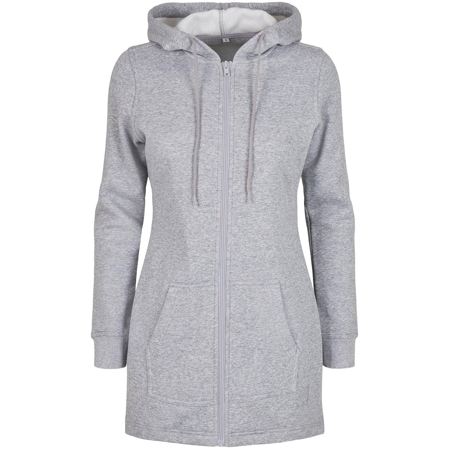 Sweat Parka Damen Grau 4XL von Build Your Own