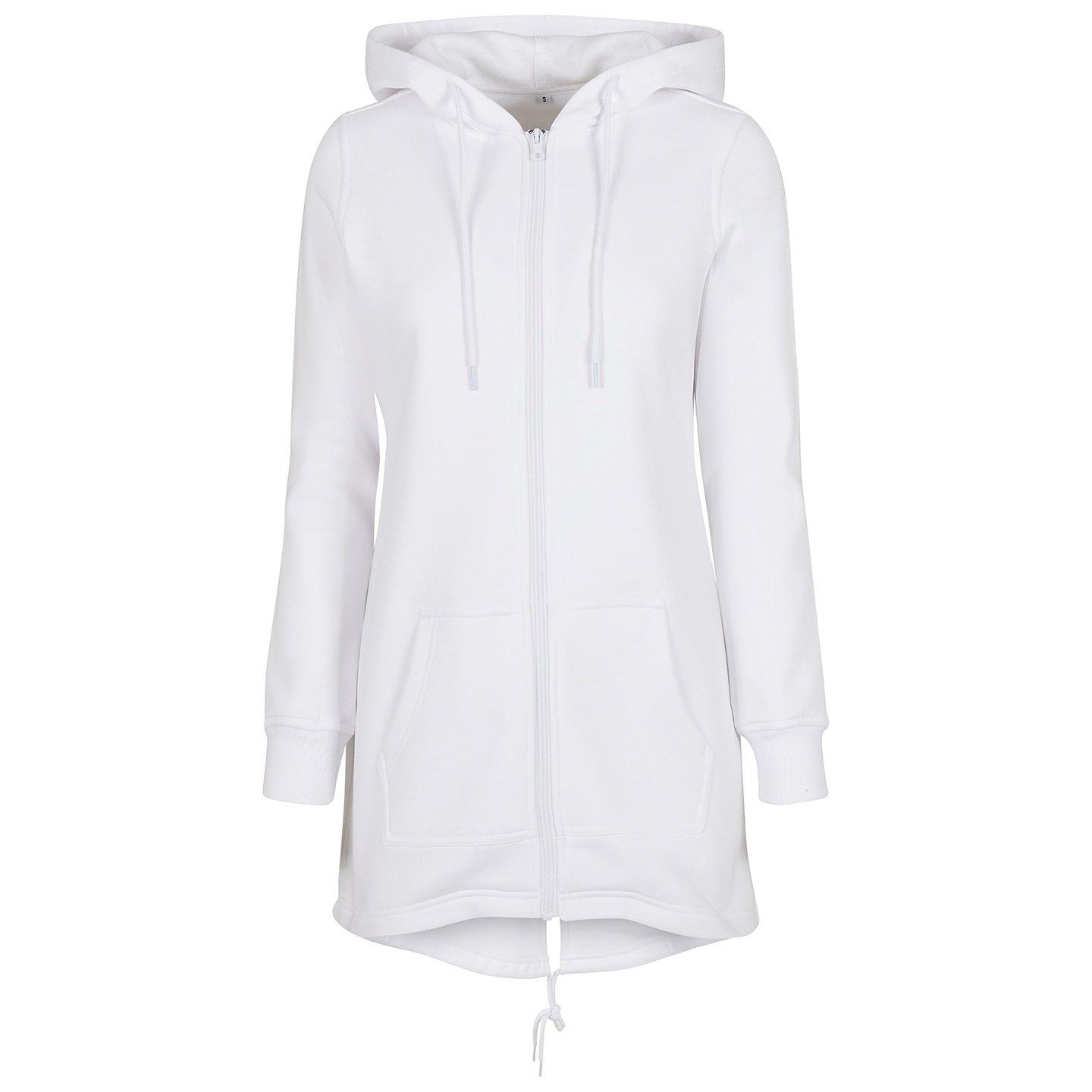 Sweat Parka Damen Weiss 3XL von Build Your Own