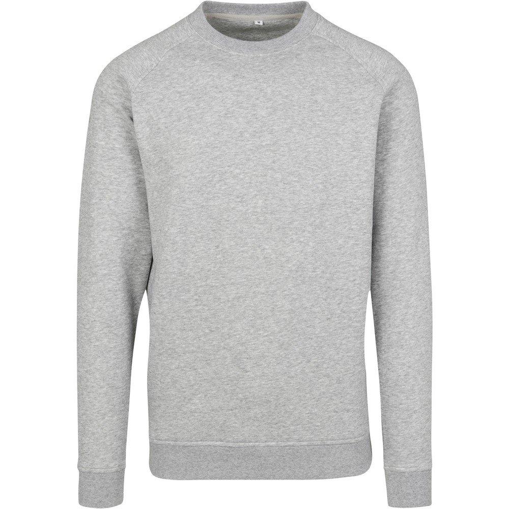 Sweatshirt Raglanärmel Herren Grau L von Build Your Own