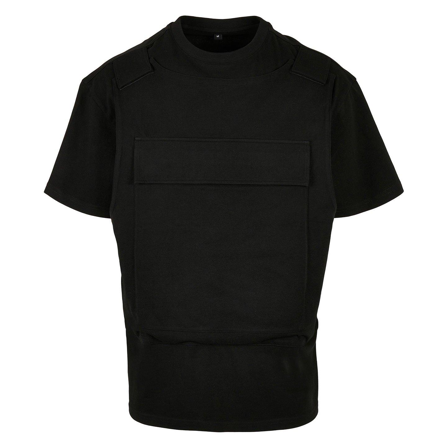 Tshirt Brusttasche Herren Schwarz 3XL von Build Your Own