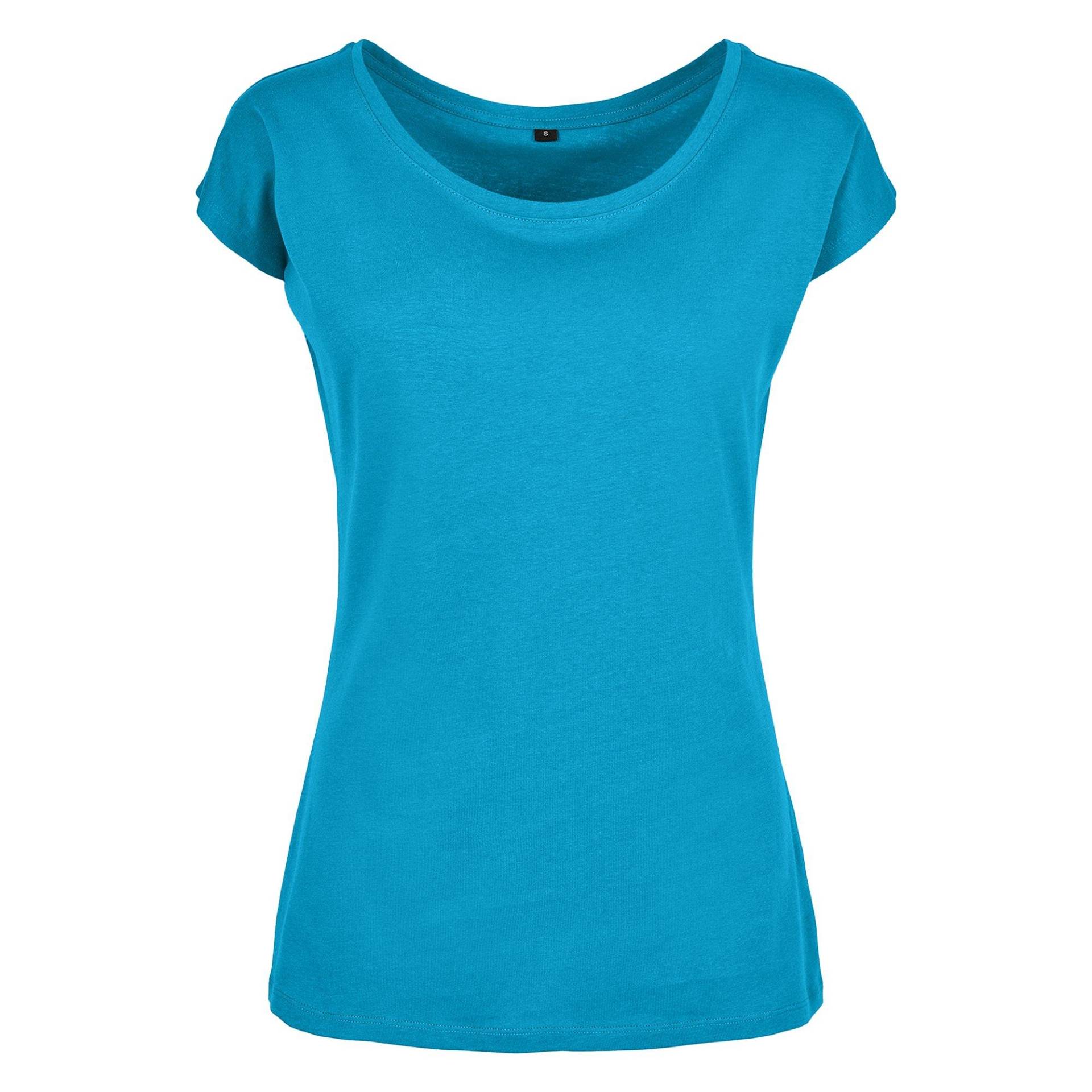 Tshirt Weite Öffnung Damen Blau 3XL von Build Your Own