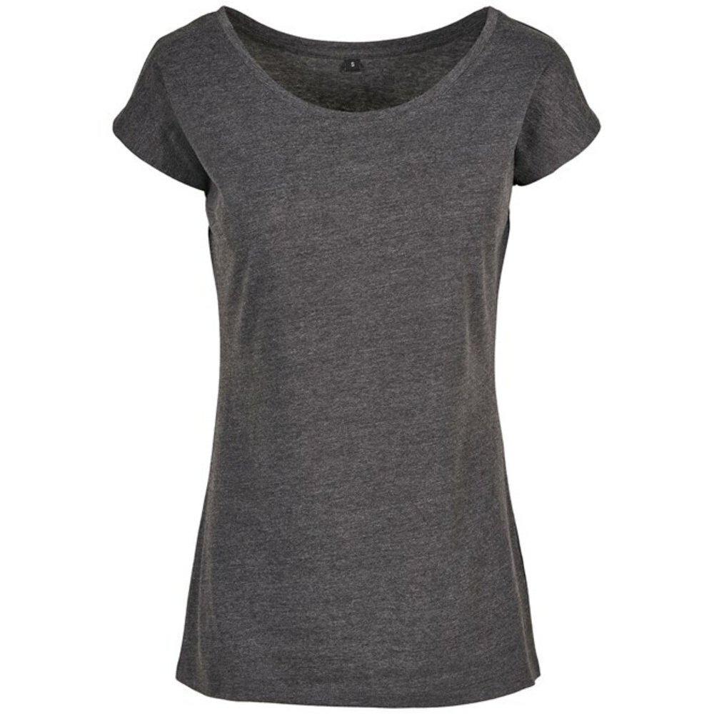 Tshirt Weite Öffnung Damen Charcoal Black S von Build Your Own