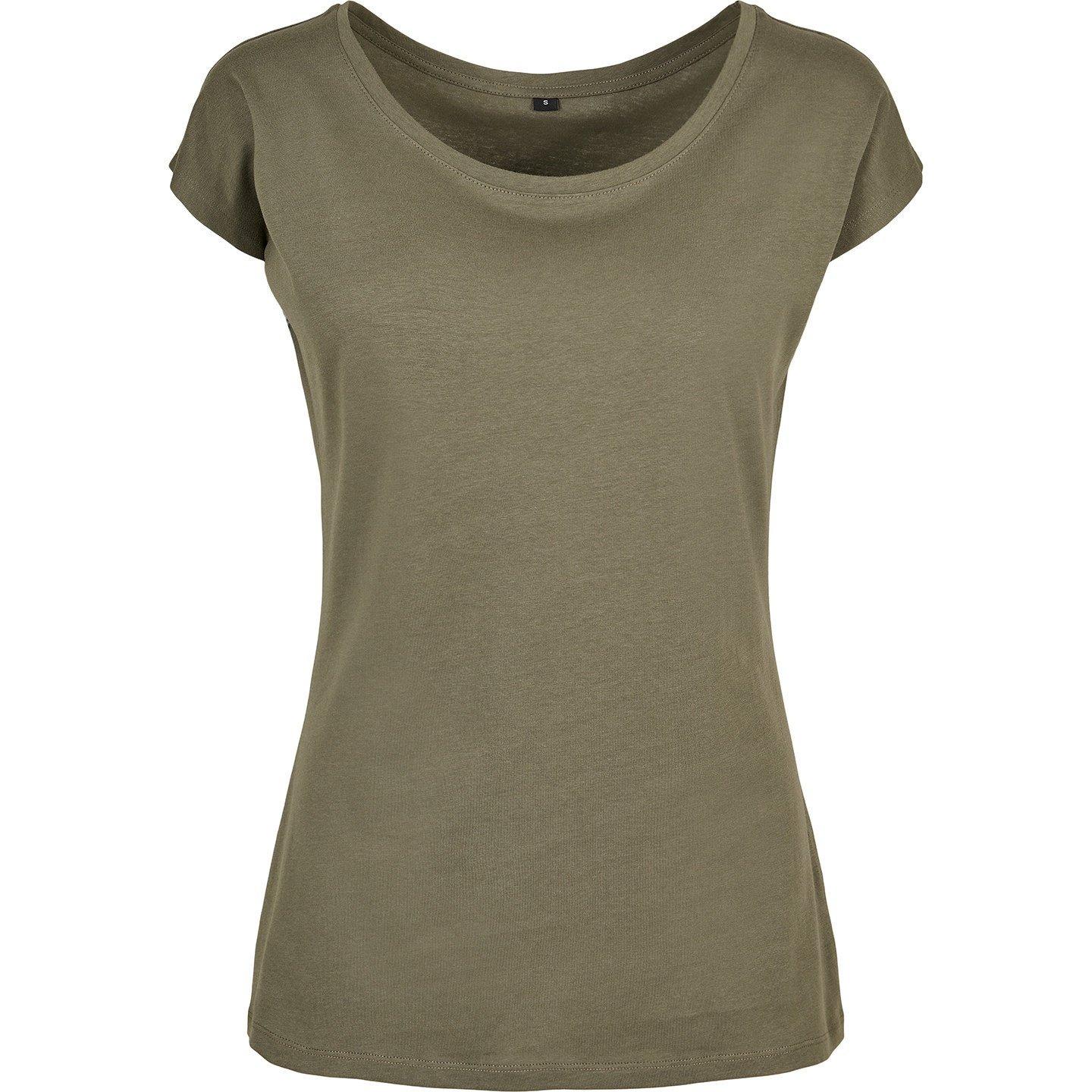 Tshirt Weite Öffnung Damen Olivegrün XL von Build Your Own