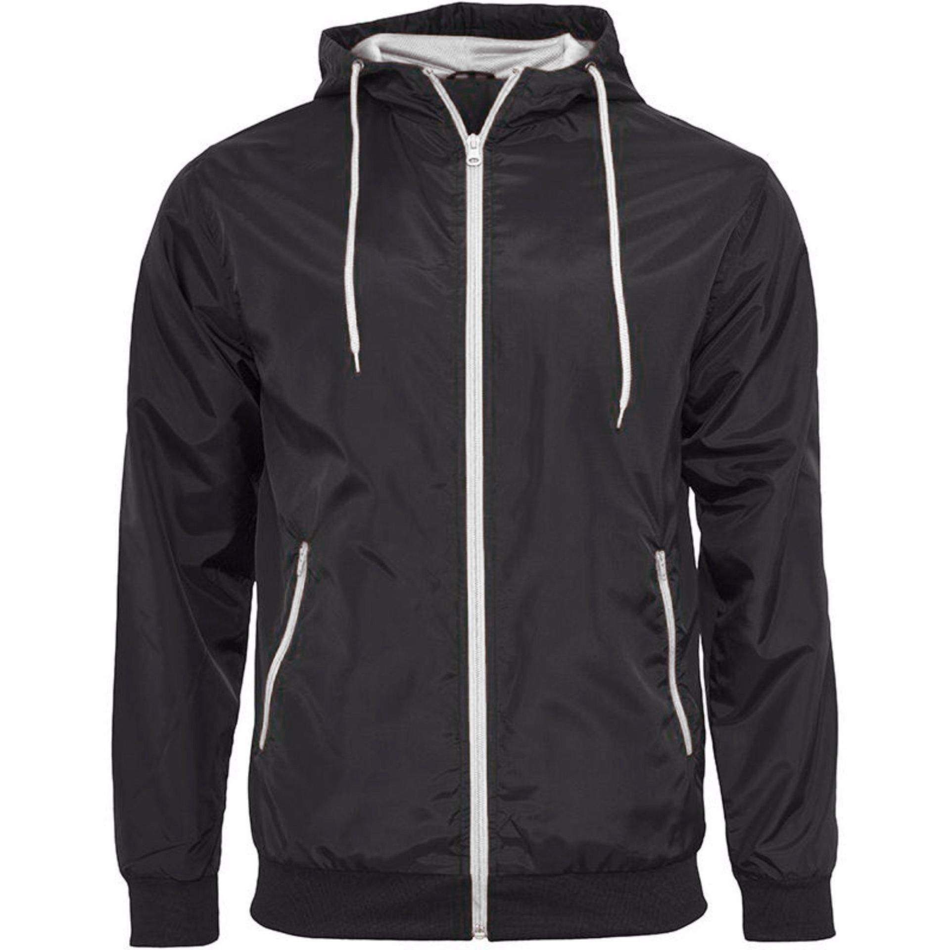 Wind Runner Jacke Herren Schwarz 3XL von Build Your Own