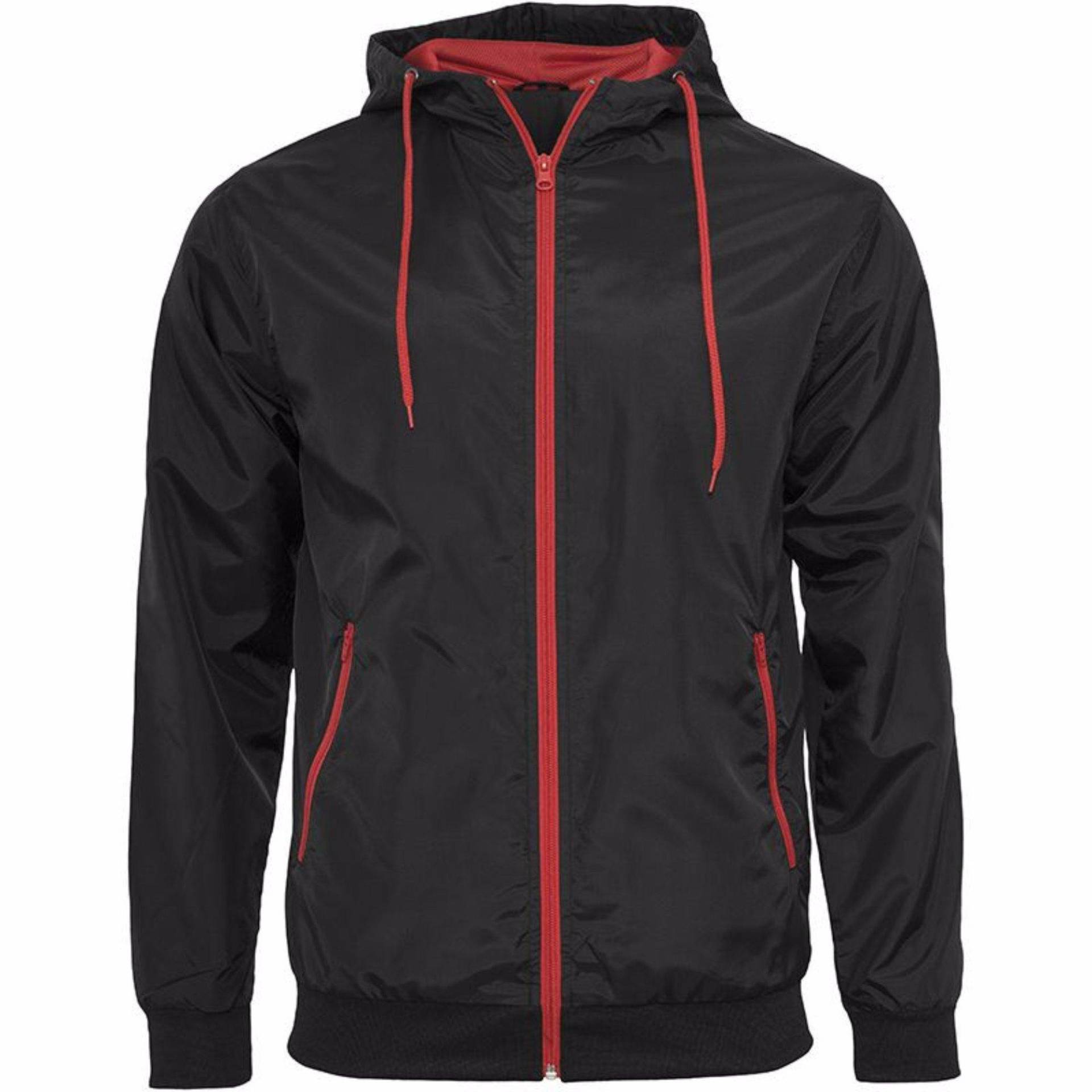 Wind Runner Jacke Herren Schwarz 4XL von Build Your Own