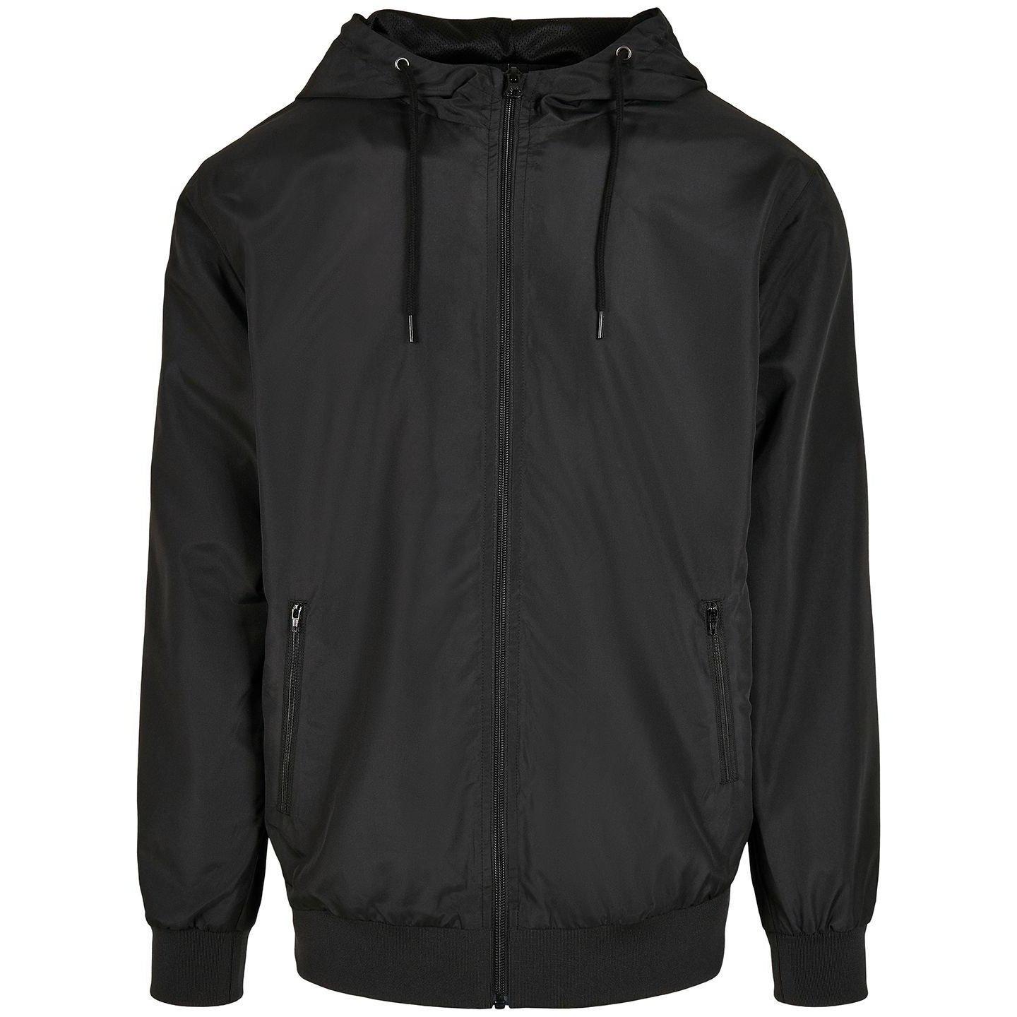 Windrunner Jacke Herren Schwarz 4XL von Build Your Own