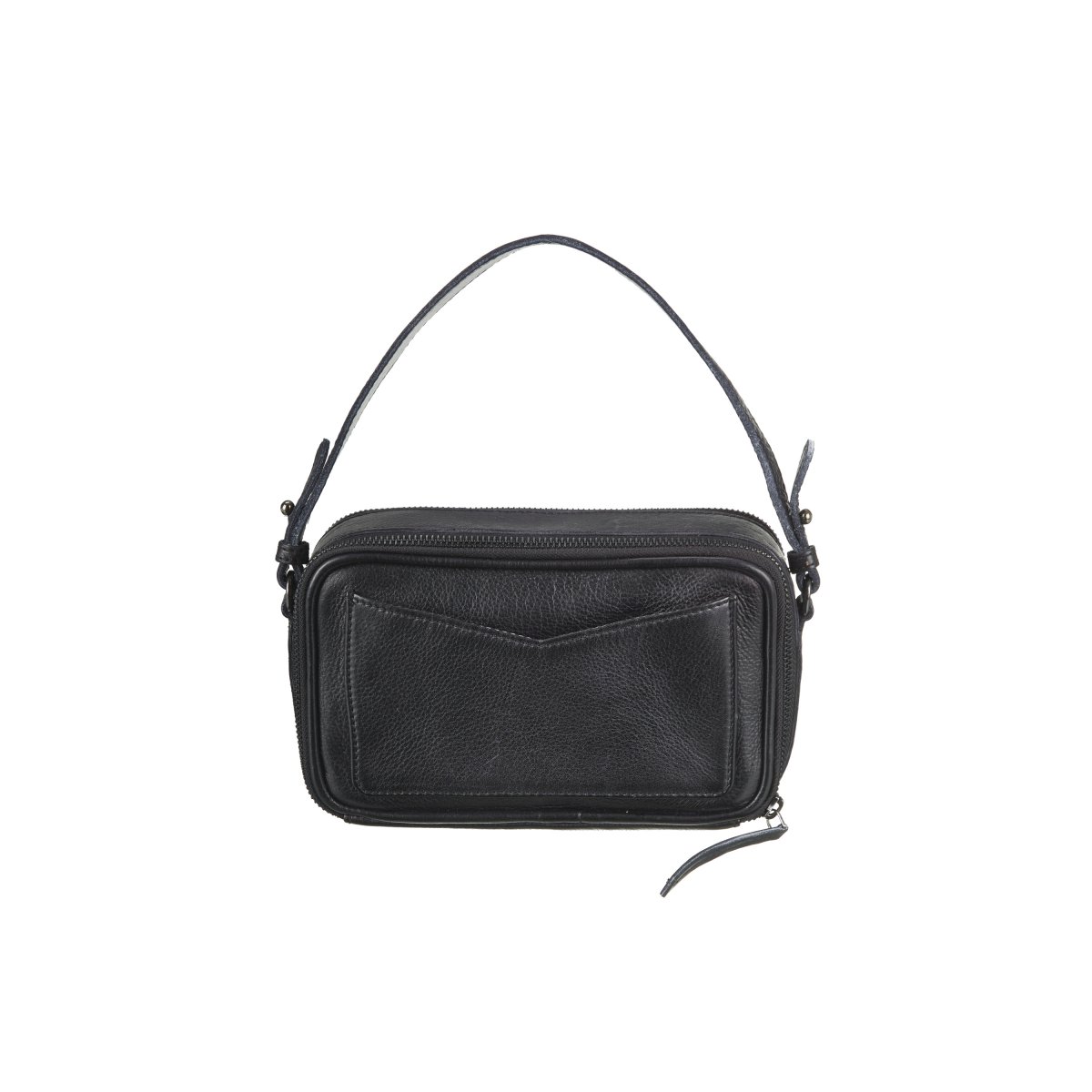 Leder Club-Handtasche in Schwarz von Bull & Hunt