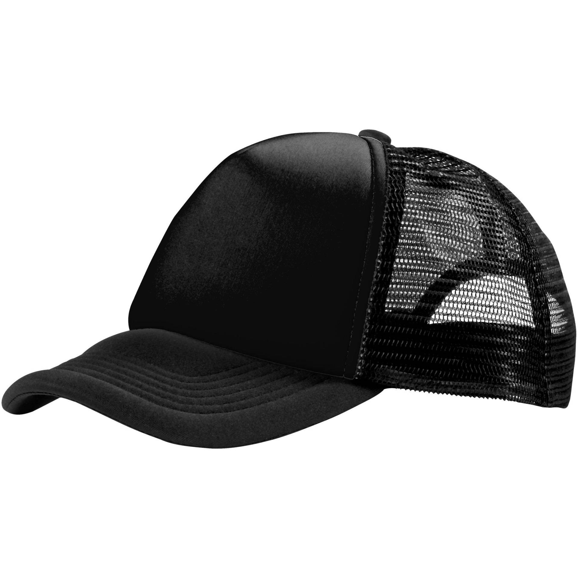 Trucker 5 Panel Kappe (2 Stückpackung) Damen Schwarz ONE SIZE von Bullet