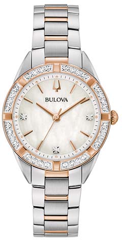 Bulova Quarzuhr »98R281«, Armbanduhr, Damenuhr von Bulova