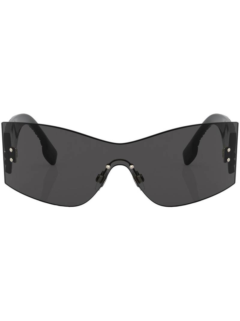 Burberry Eyewear Bella rimless-frame sunglasses - Black von Burberry Eyewear