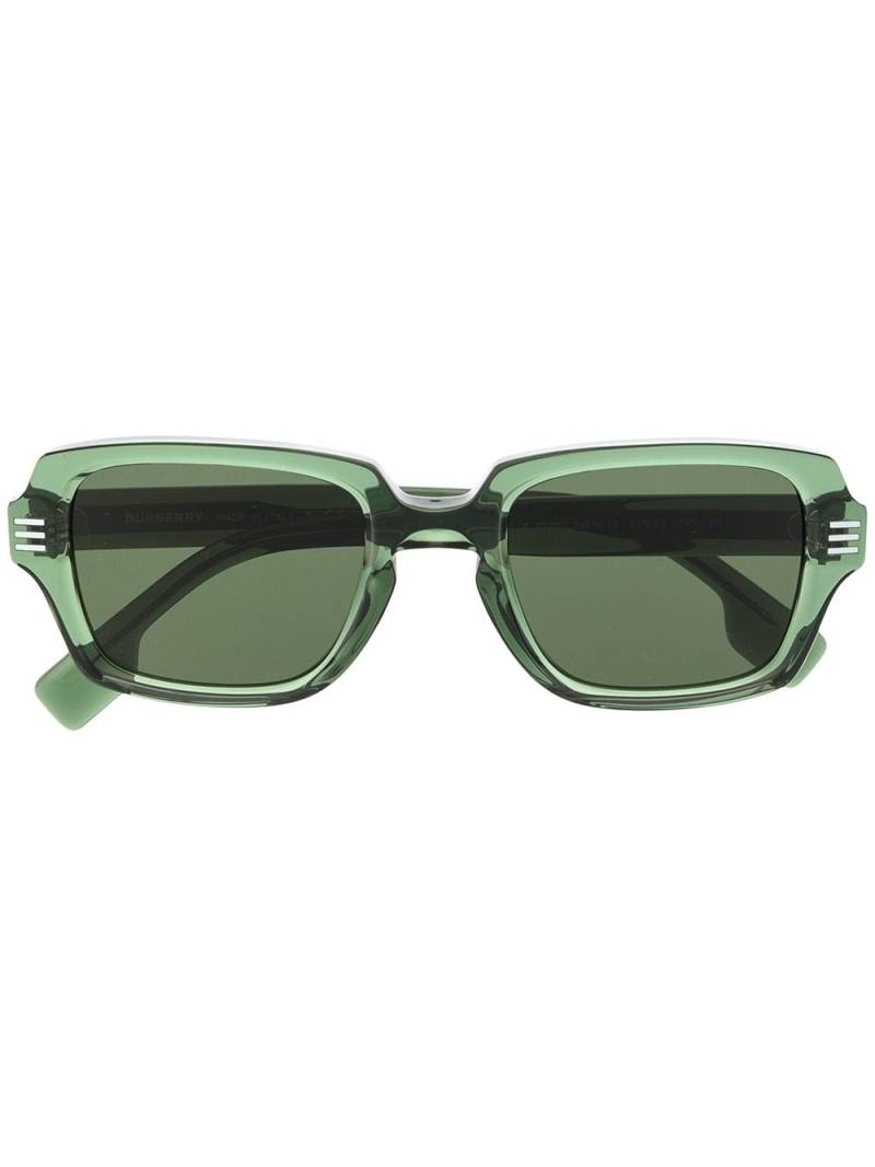Burberry Eyewear Eldon square-frame sunglasses - Green von Burberry Eyewear