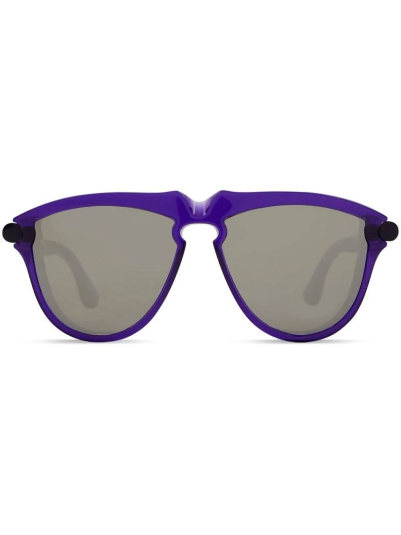 Burberry Eyewear pilot-frame tinted sunglasses - Purple von Burberry Eyewear