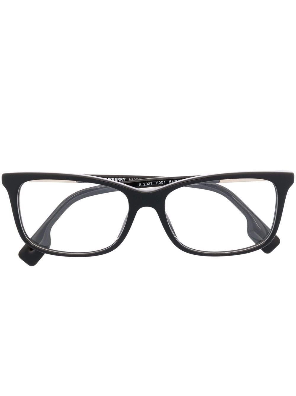 Burberry Eyewear square-frame optical glasses - Black von Burberry Eyewear