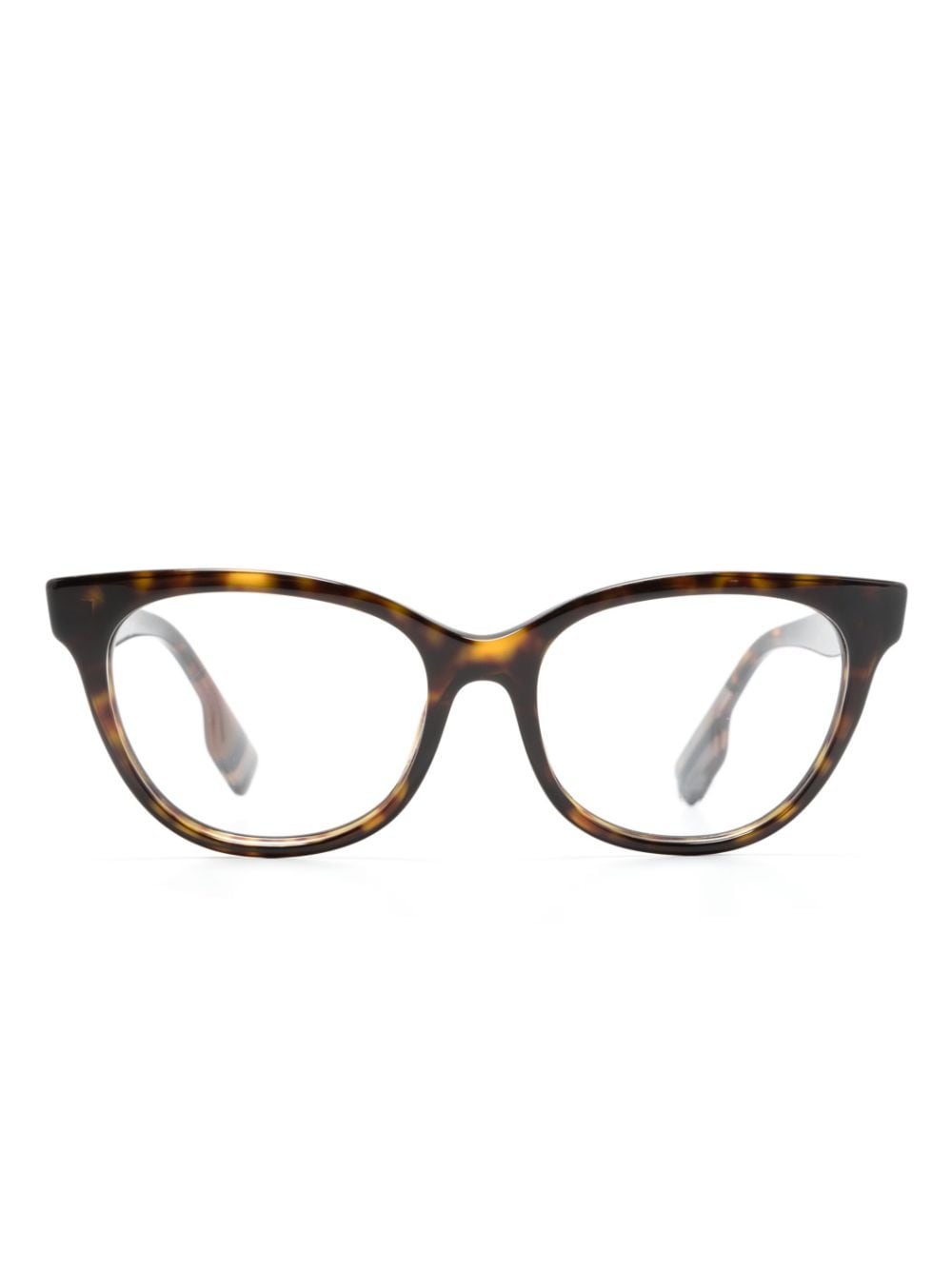 Burberry Eyewear tortoiseshell cat-eye glasses - Green von Burberry Eyewear