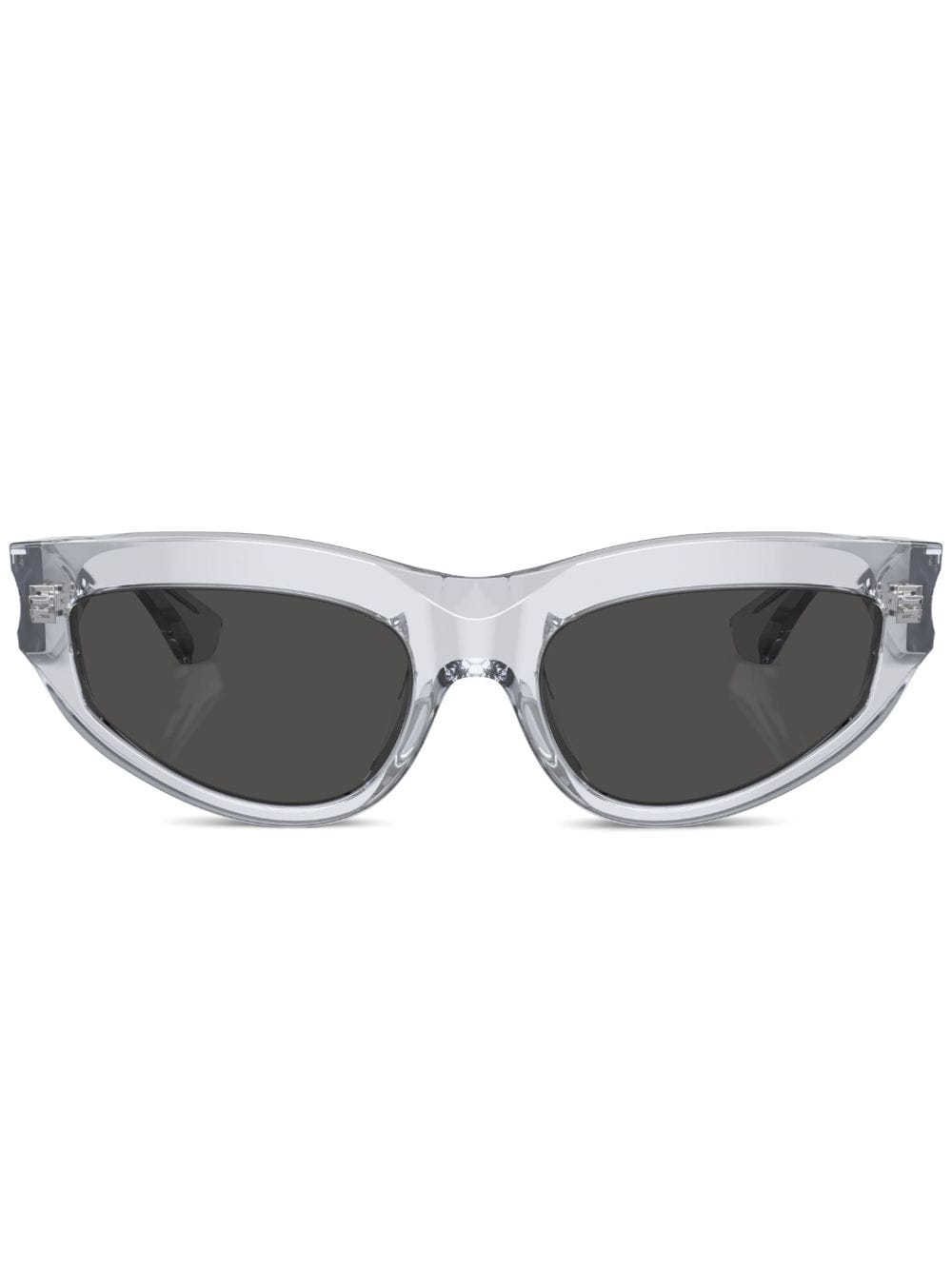 Burberry Eyewear transparent cat-eye sunglasses - Grey von Burberry Eyewear