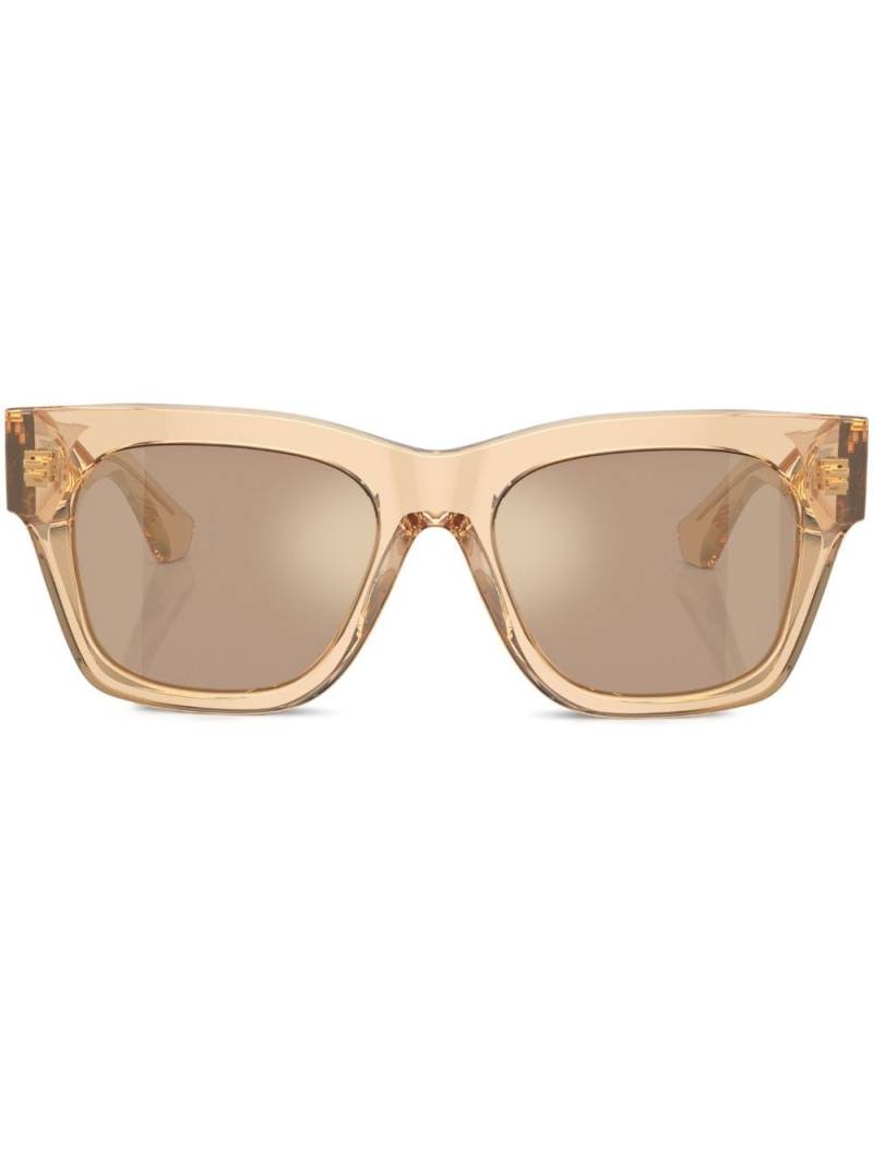Burberry Eyewear transparent wayfarer-frame sunglasses - Neutrals von Burberry Eyewear
