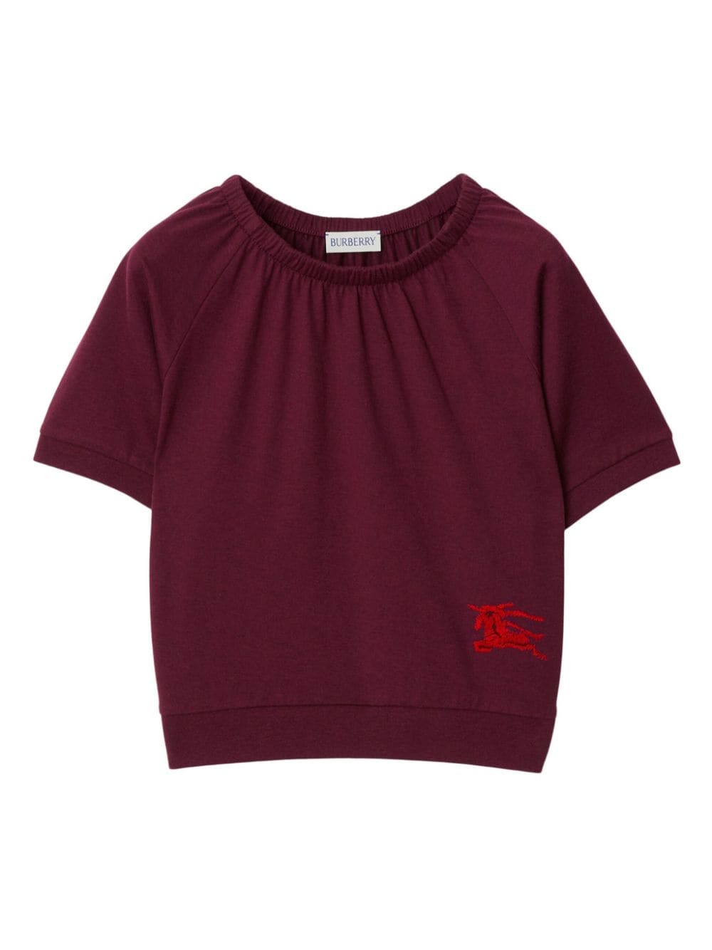 Burberry Kids EKD cotton T-shirt - Red von Burberry Kids