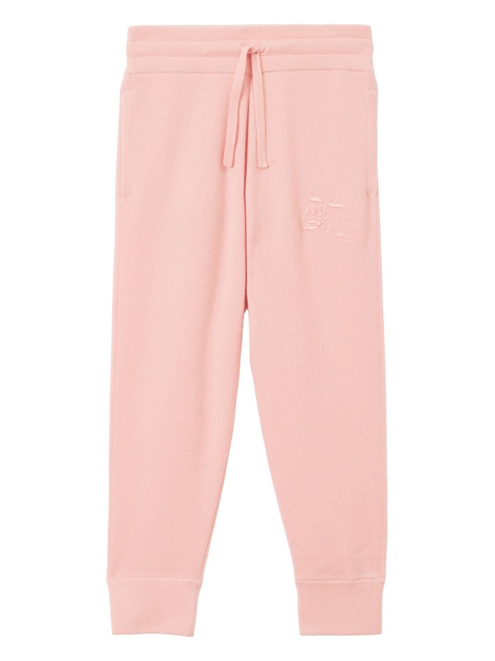 Burberry Kids Equestrian-Knight cashmere track pants - Pink von Burberry Kids