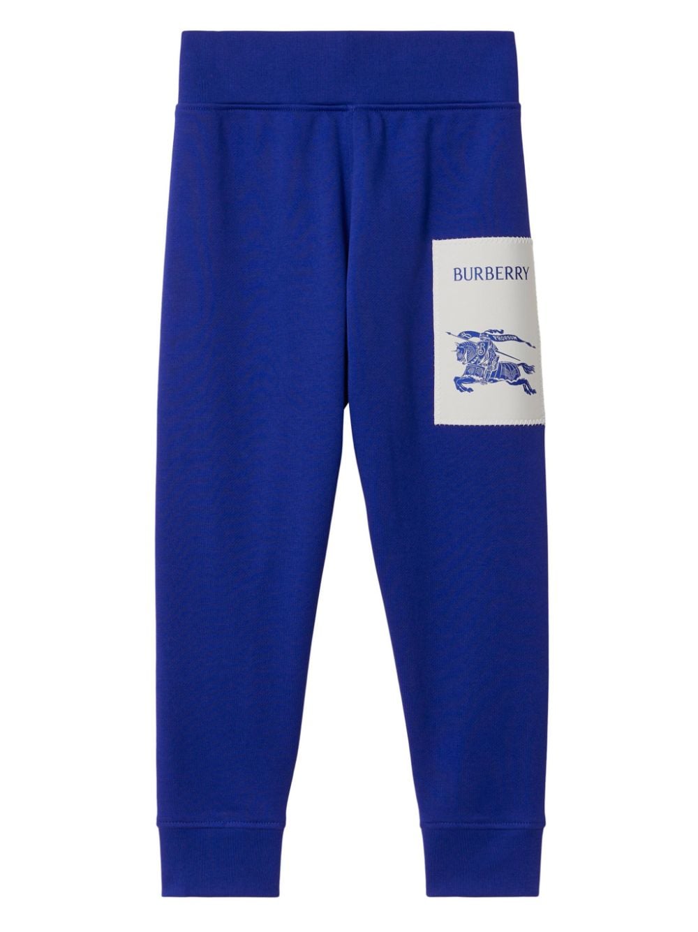 Burberry Kids Equestrian Knight cotton track pants - Blue von Burberry Kids