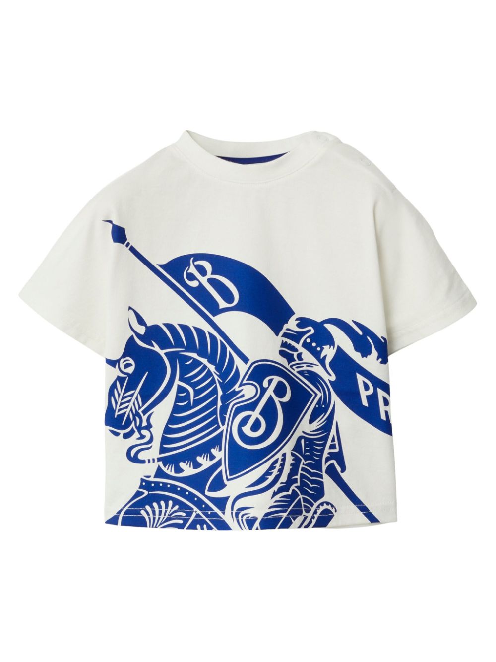 Burberry Kids Equestrian Knight-print cotton T-shirt - White von Burberry Kids