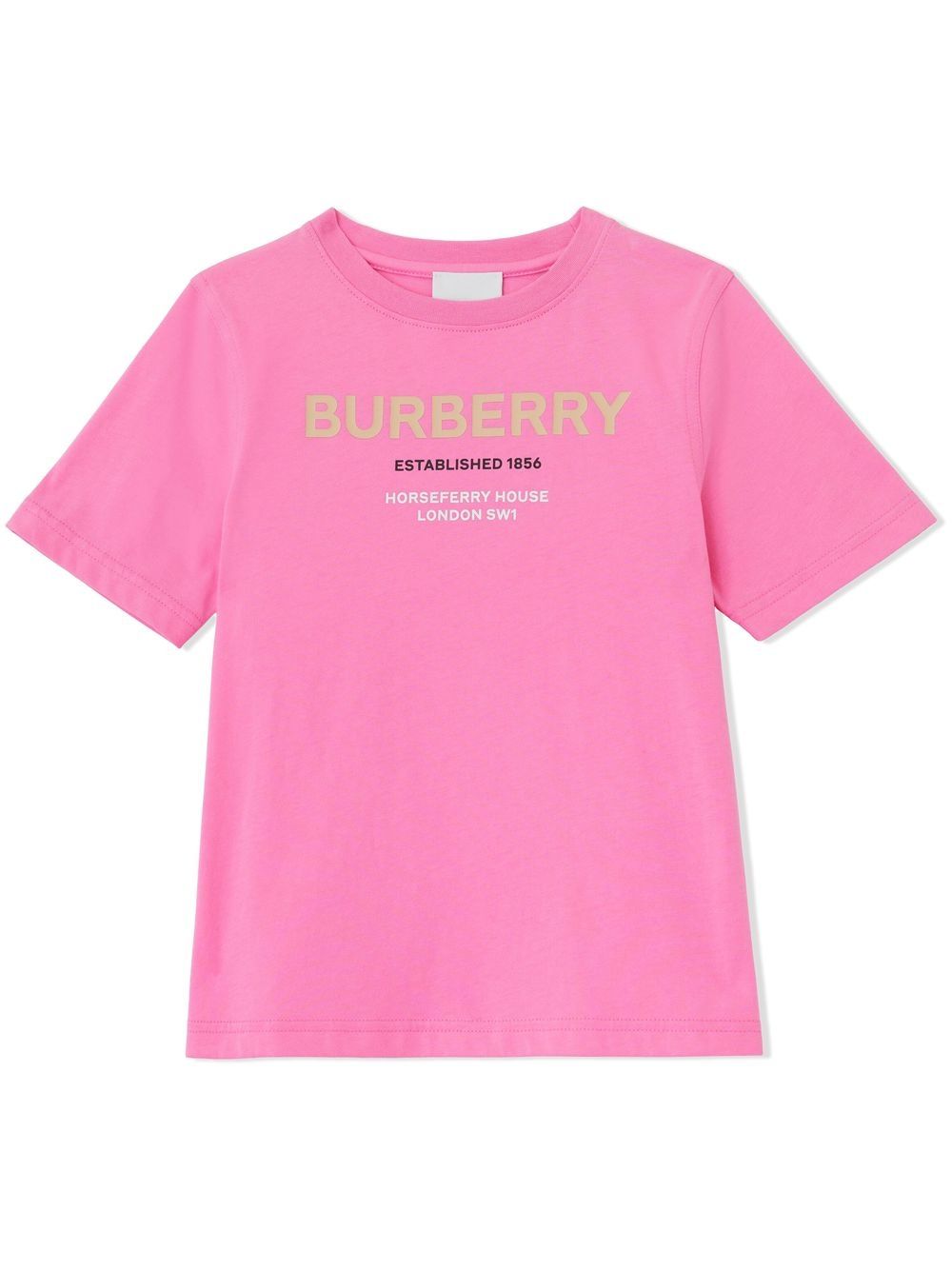 Burberry Kids Horseferry-print cotton T-shirt - Pink von Burberry Kids