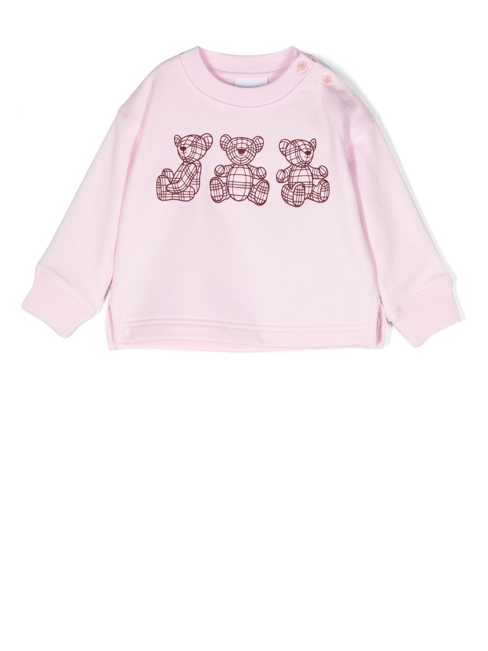 Burberry Kids Thomas Bear-embroidered cotton sweatshirt - Pink von Burberry Kids