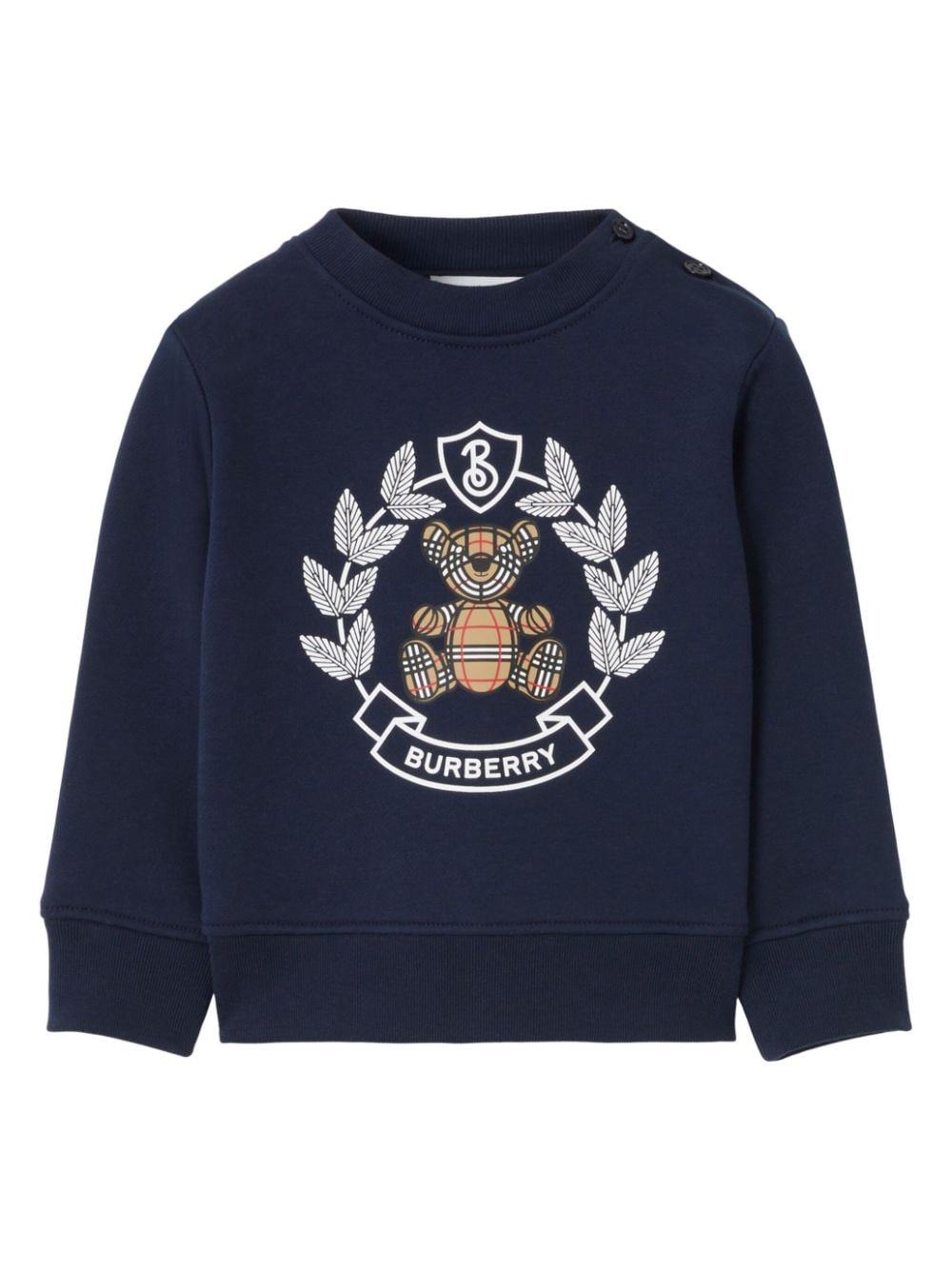 Burberry Kids Thomas Bear print cotton sweatshirt - Blue von Burberry Kids