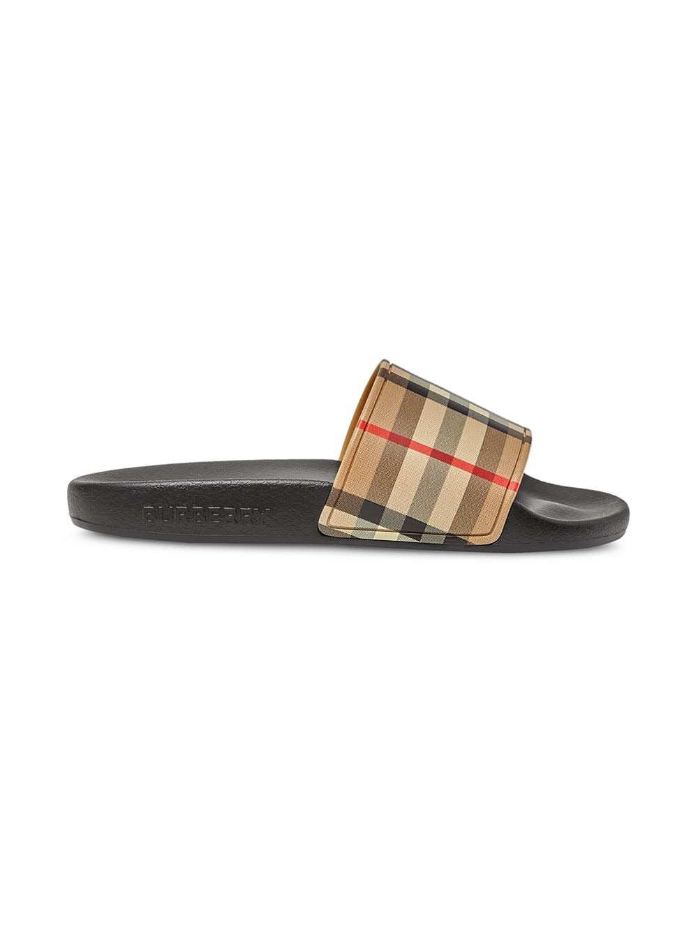 Burberry Kids Vintage Check Slide sandals - Neutrals von Burberry Kids