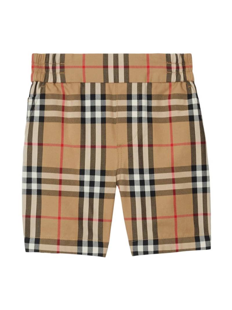 Burberry Kids Vintage Check cotton shorts - Brown von Burberry Kids