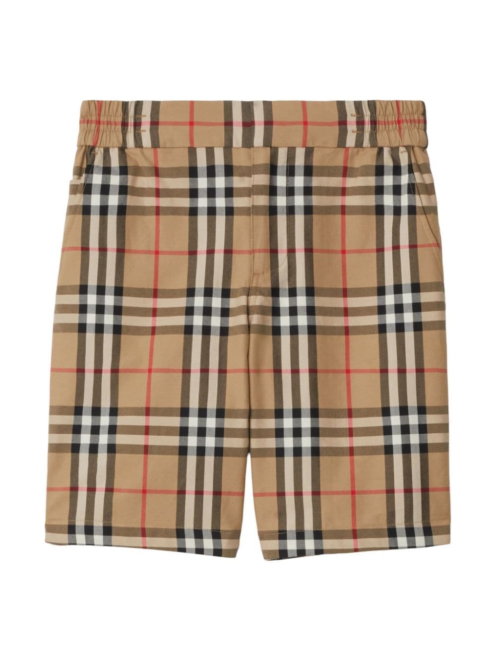 Burberry Kids Vintage Check elasticated cotton shorts - Neutrals von Burberry Kids