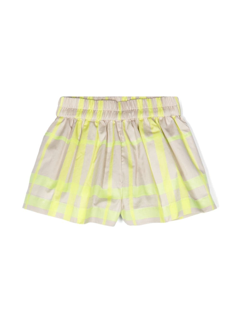 Burberry Kids Vintage Check flared shorts - Neutrals von Burberry Kids