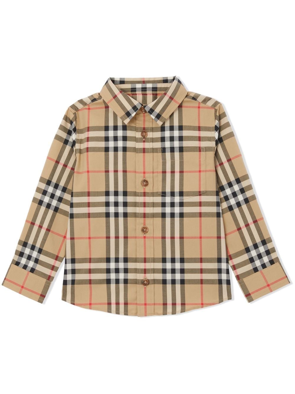 Burberry Kids Vintage Check long-sleeve shirt - Neutrals von Burberry Kids