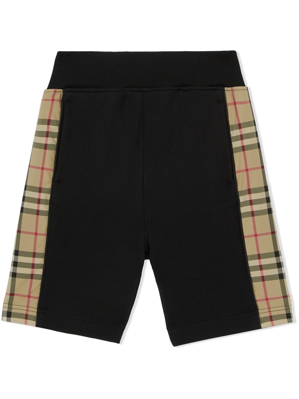 Burberry Kids Vintage Check panel shorts - Black von Burberry Kids