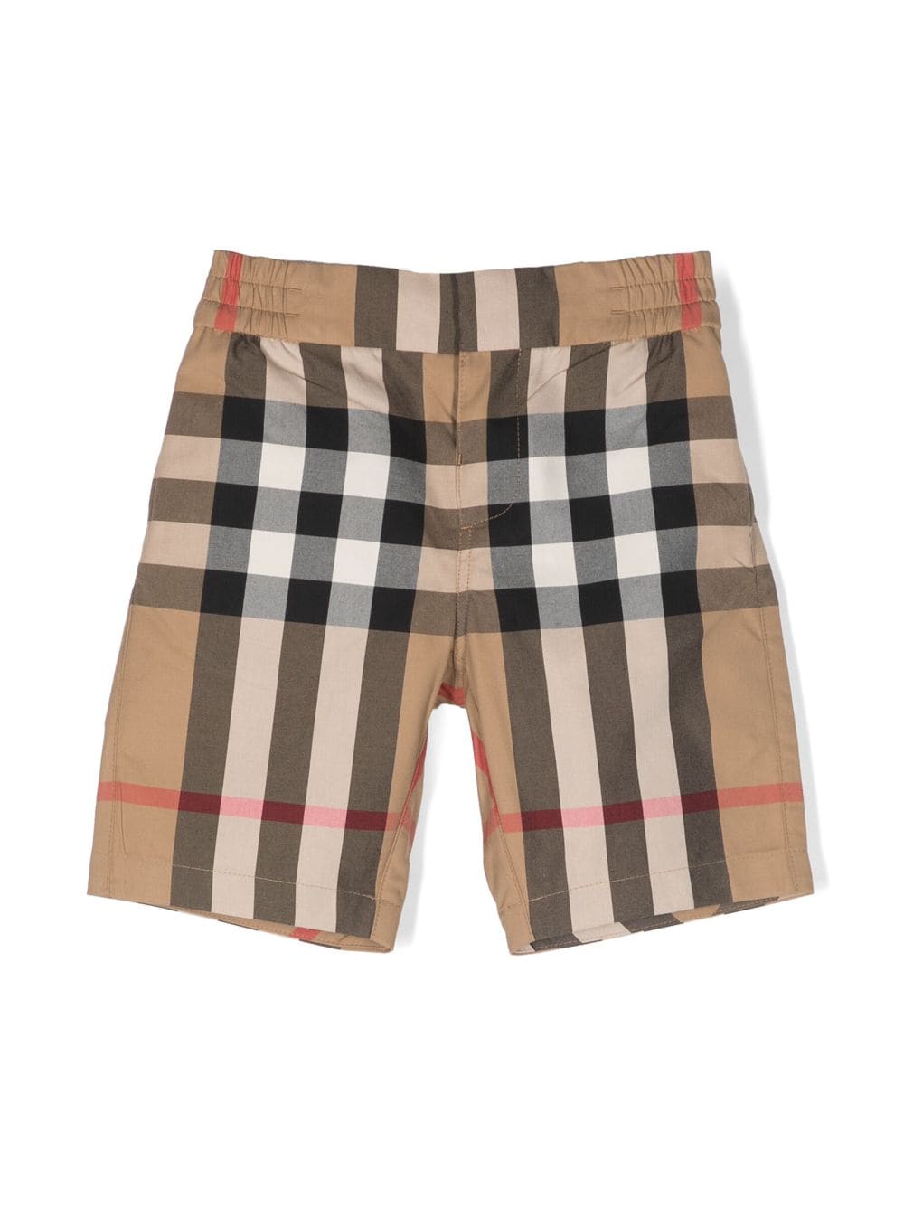Burberry Kids Halford Check print shorts - Neutrals von Burberry Kids