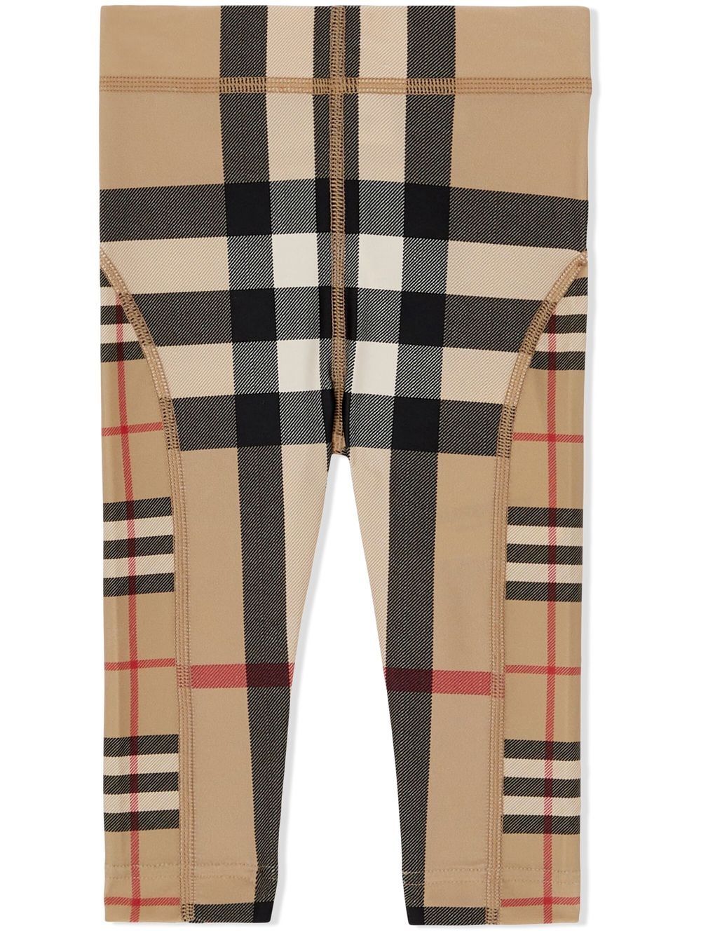 Burberry Kids Vintage Check-pattern leggings - Neutrals von Burberry Kids