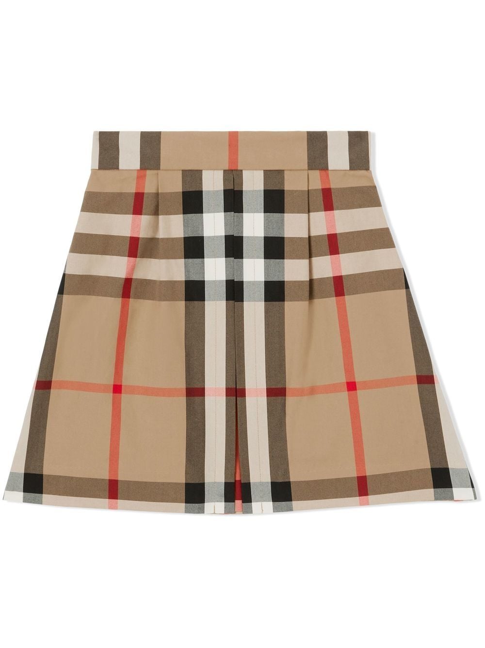 Burberry Kids Vintage Check pleated skirt - Neutrals von Burberry Kids