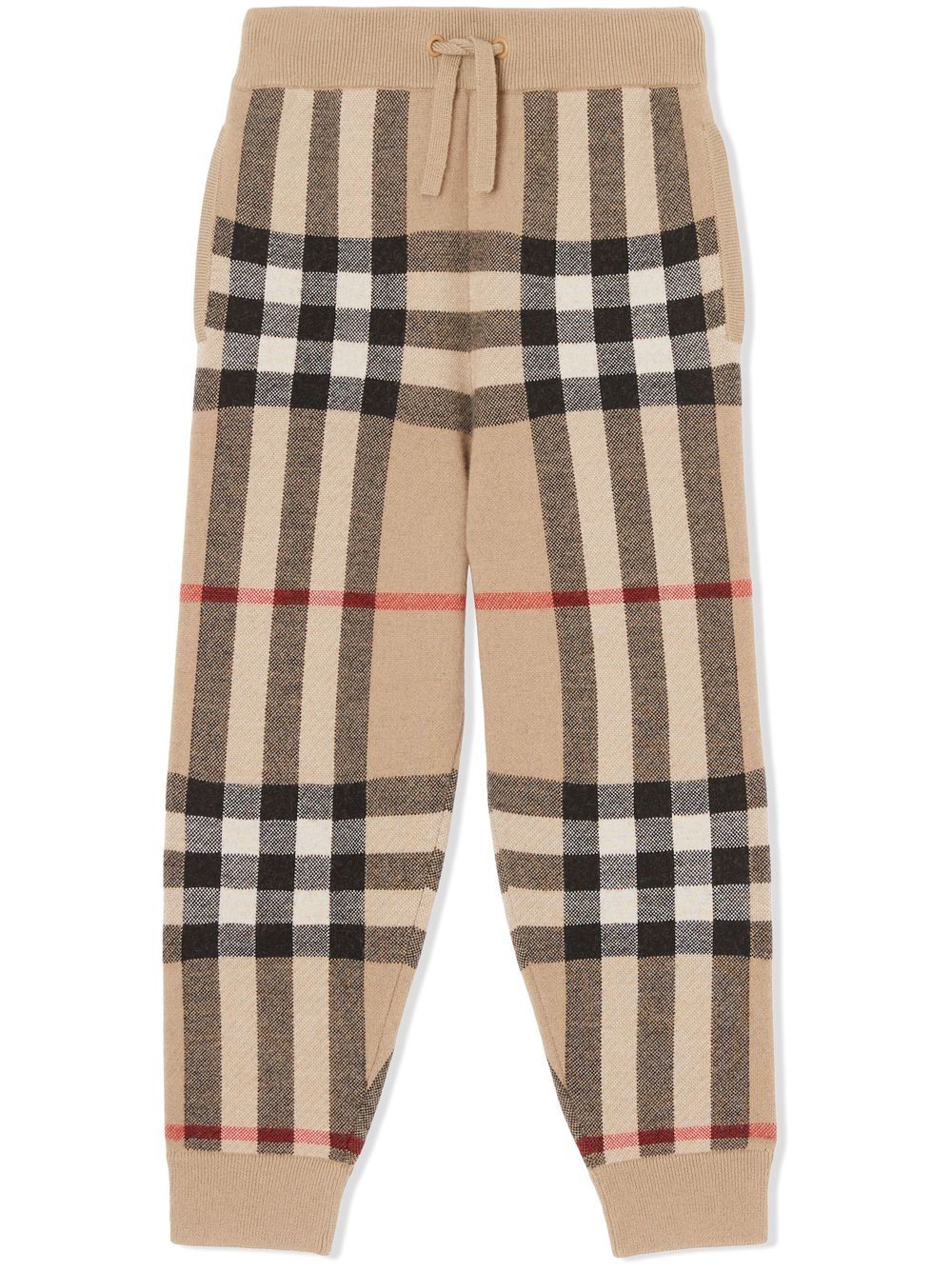 Burberry Kids Vintage Check cashmere trousers - Neutrals von Burberry Kids