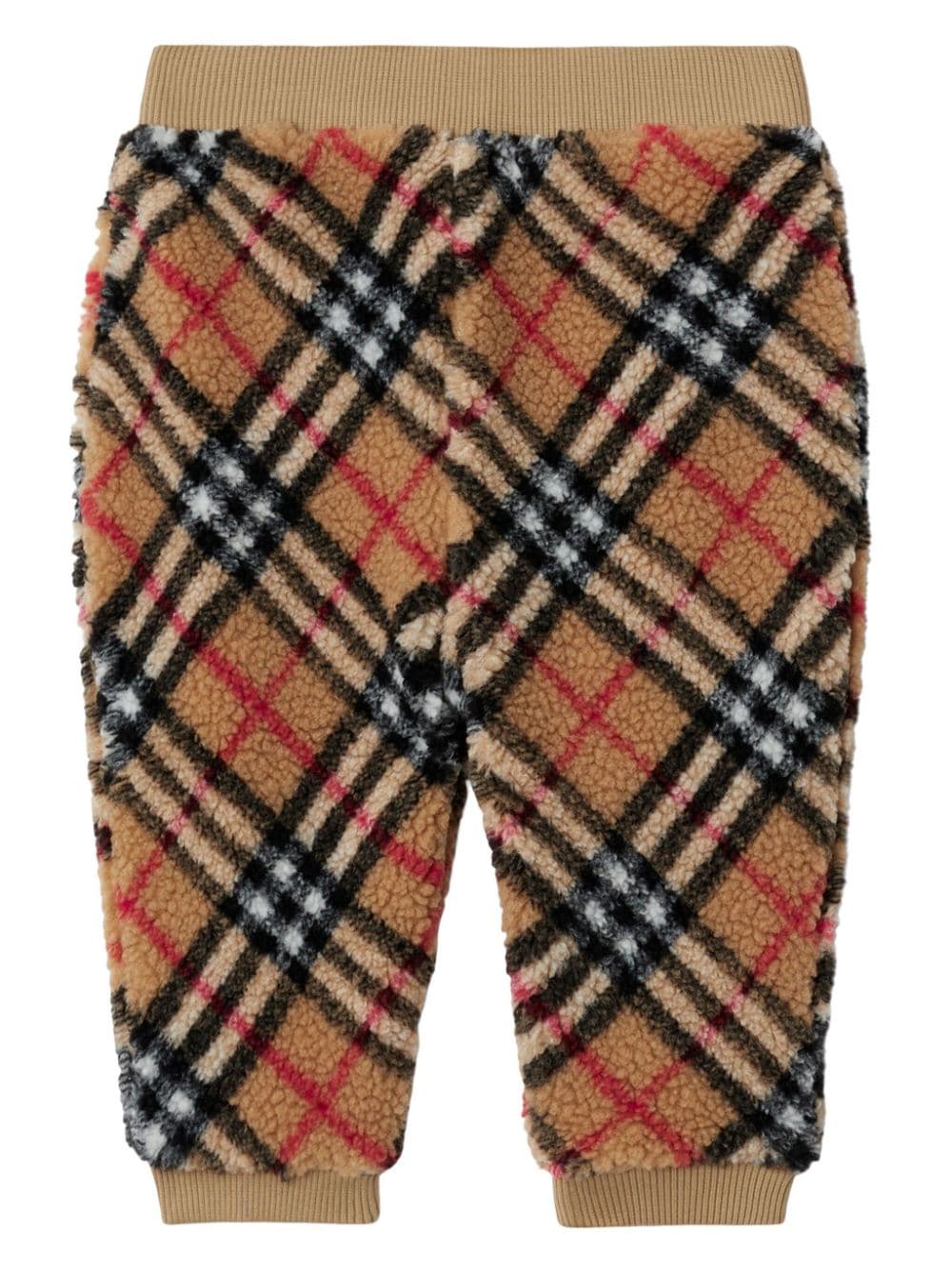 Burberry Kids Vintage check fleece trousers - Neutrals von Burberry Kids