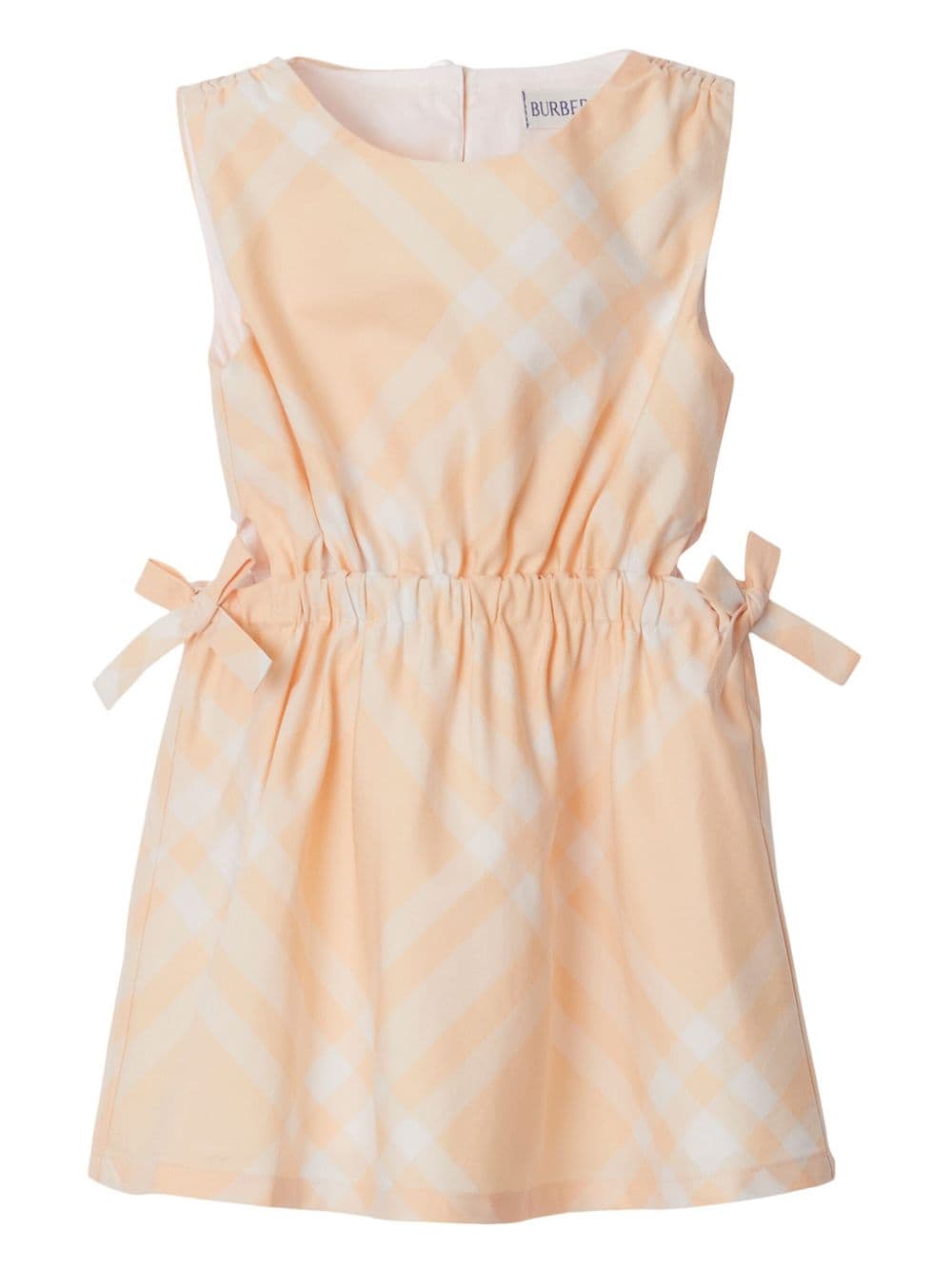 Burberry Kids check cotton dress - Pink von Burberry Kids