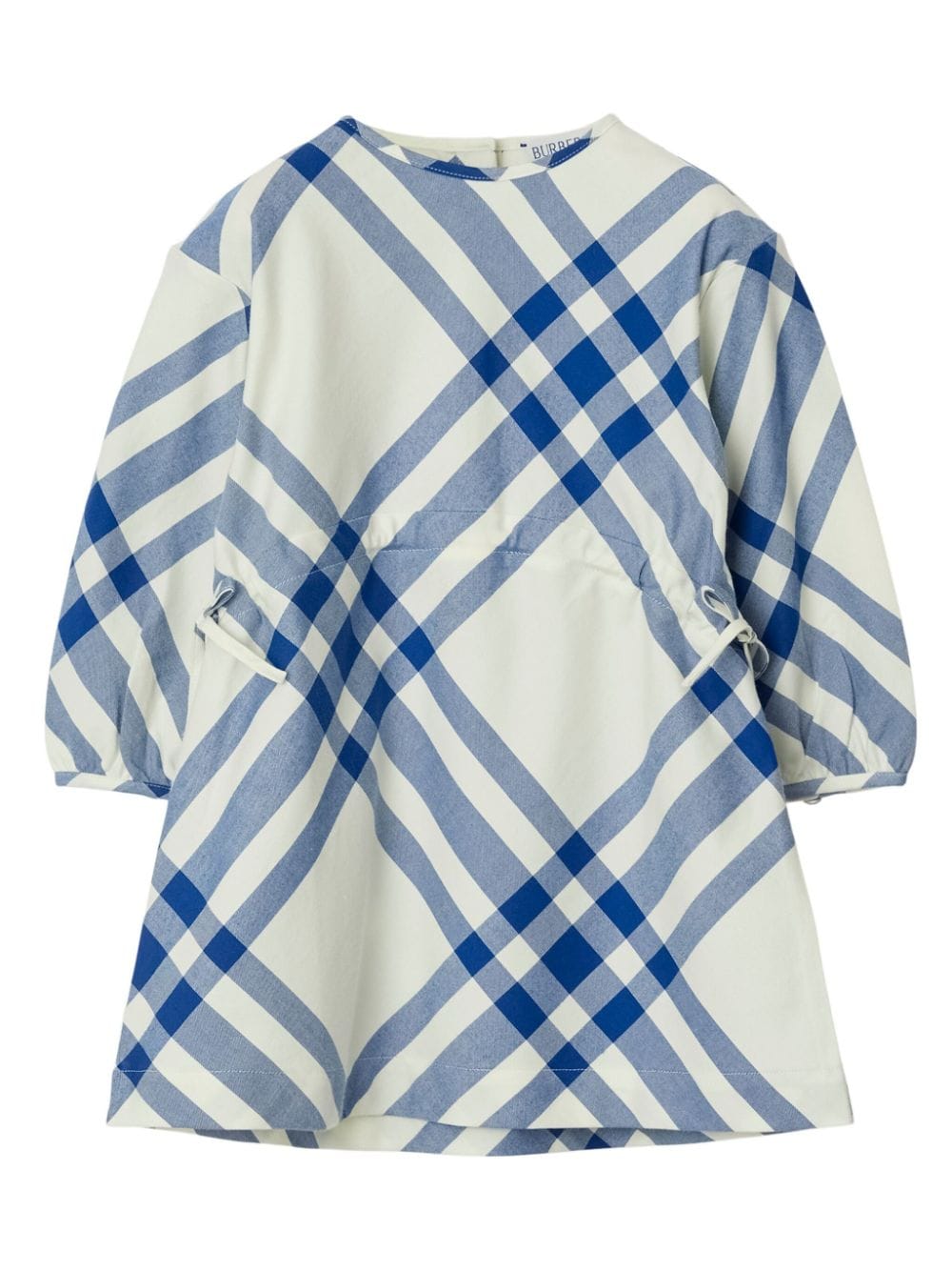 Burberry Kids check-pattern cotton dress - White von Burberry Kids