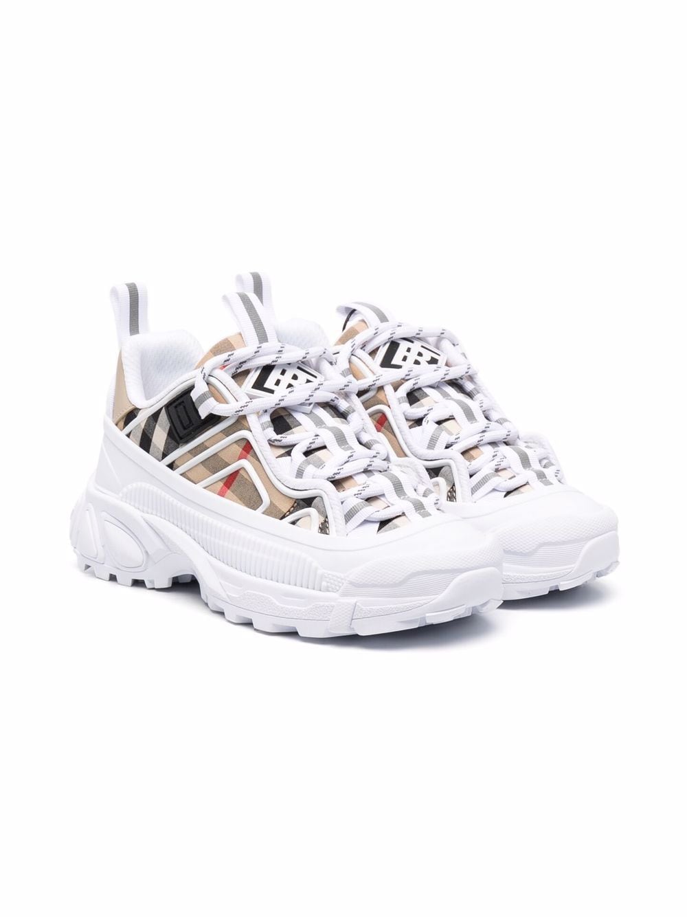 Burberry Kids chunky House Check sneakers - White von Burberry Kids